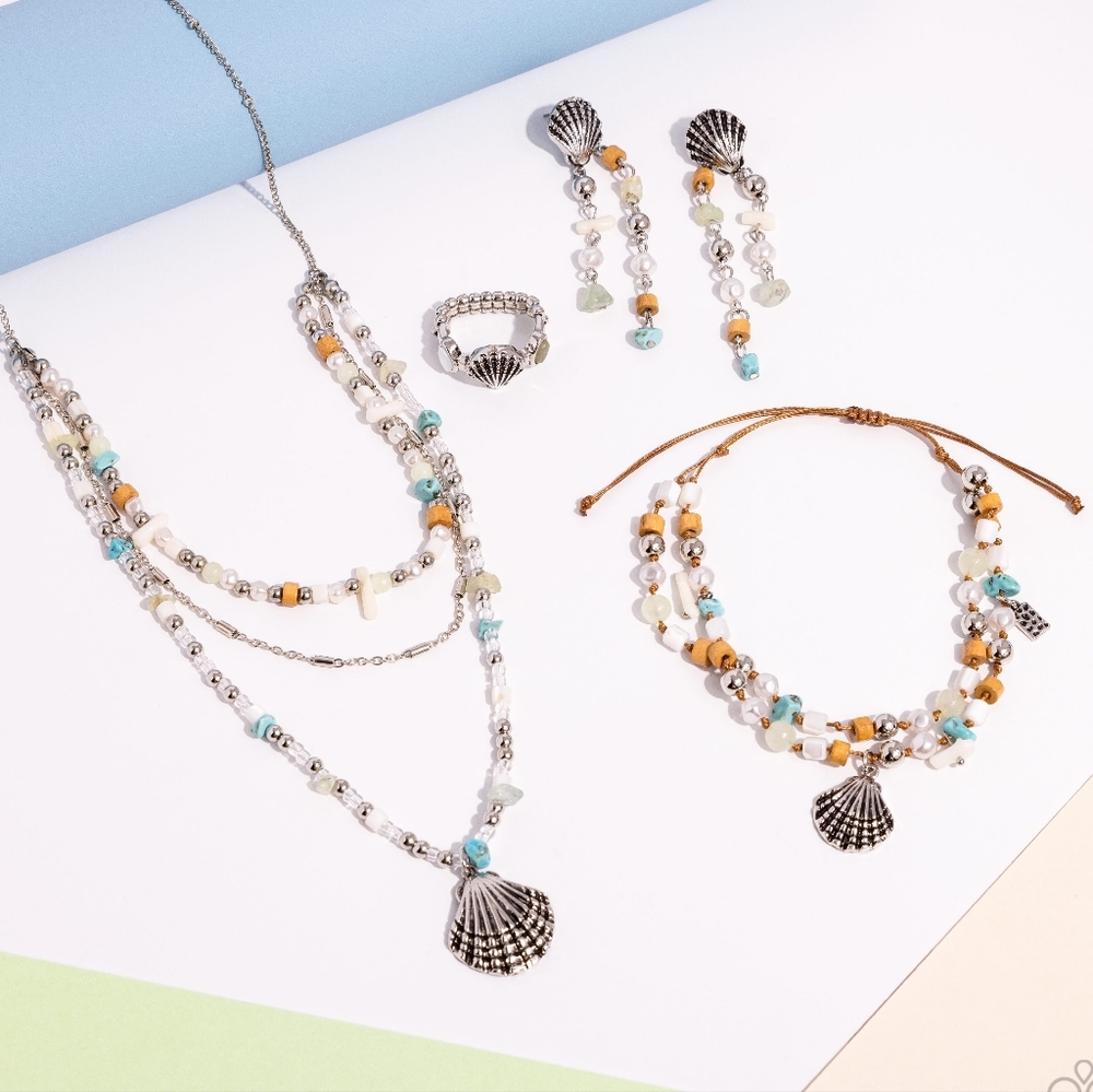 Set 4 Piece Simply Santa Fe FashionFix Summer Sea Shell Fun ☀️ 😁